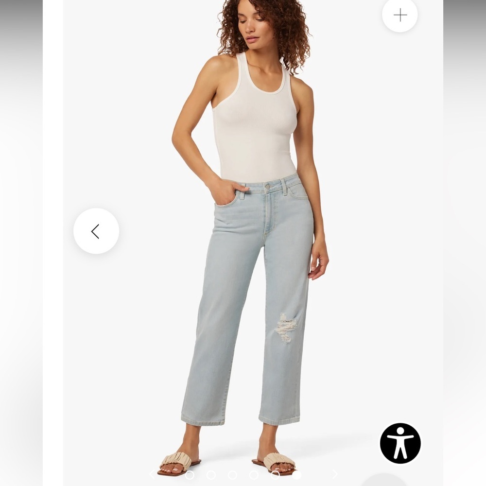 Joe’s Jeans straight crop baylene jeans womens 28